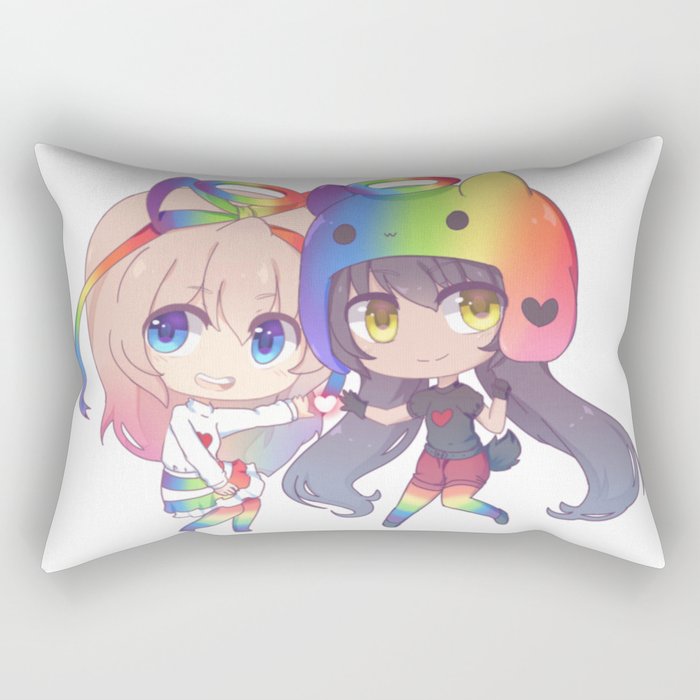 Rainbow Ship! Rectangular Pillow