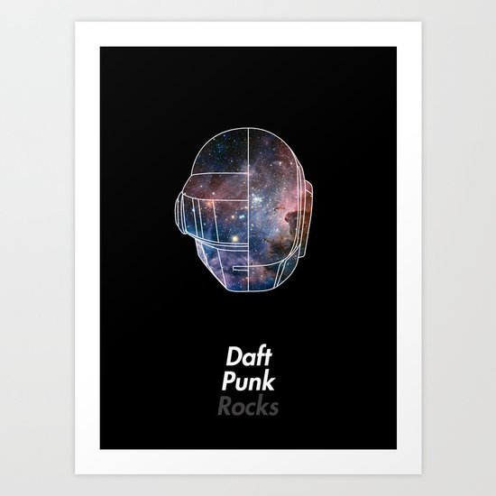 Daft Punk Rocks. Art Print