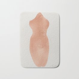 Auguste Rodin Nude Figure Lithograph #10 Bath Mat