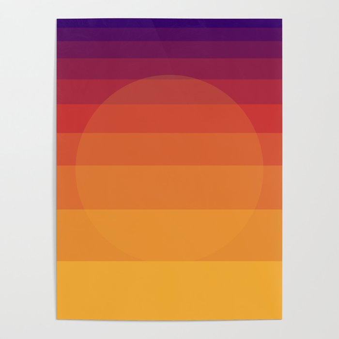 Peaceful Sunset Poster
