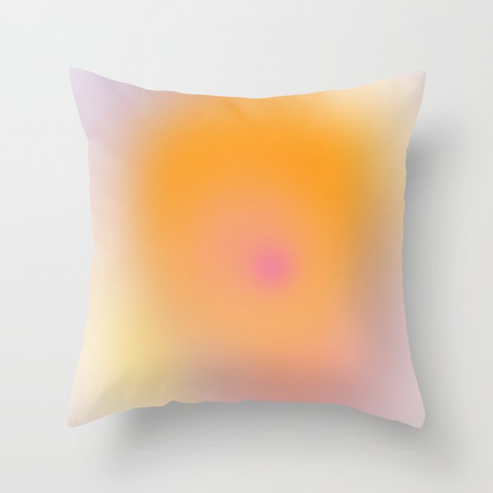 Candlelight - Gradient Throw Pillow