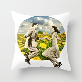 To the clouds and back... Throw Pillow