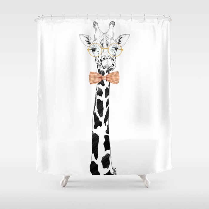 Giraffe Shower Curtain