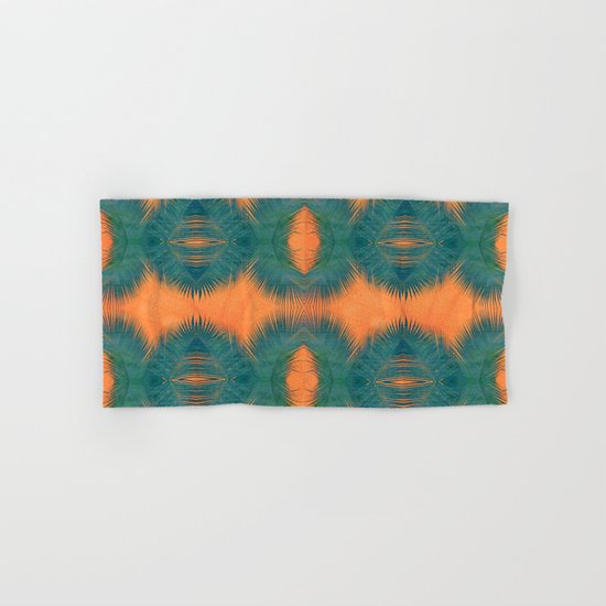 Coral Palm Hand & Bath Towel