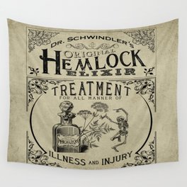 Dr. Schwindler's Original Hemlock Elixir Wall Tapestry
