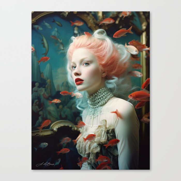 Le Blanche 25 Beauty and Art Canvas Print