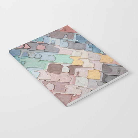 Colorful Layers Pattern Notebook