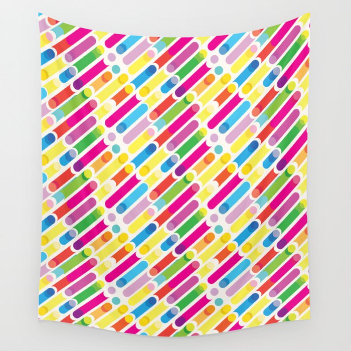Abstract Diagonal Lines Geometric Pattern Summer Complementary