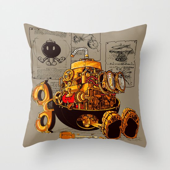 Work of the genius Throw Pillow