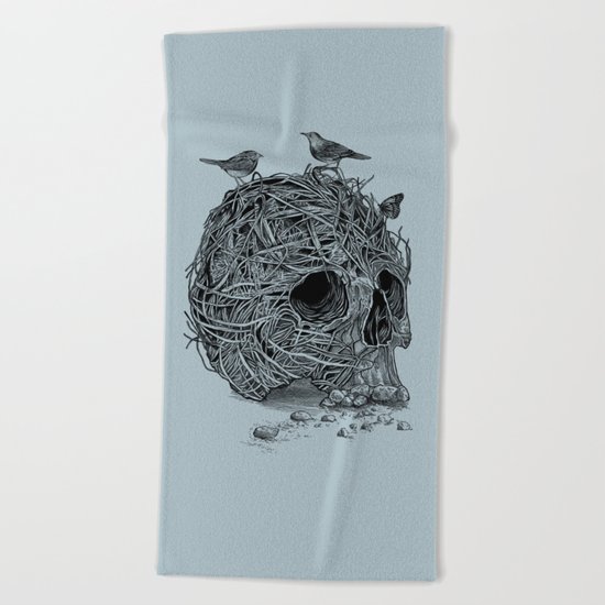 Skull Nest Beach Towel