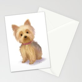Yorkie Dog Stationery Cards