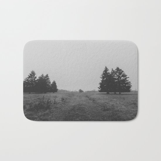 Siblings - black and white landscape photography Bath Mat