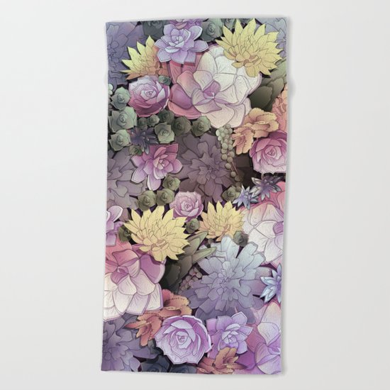 Pastel Nature Beach Towel