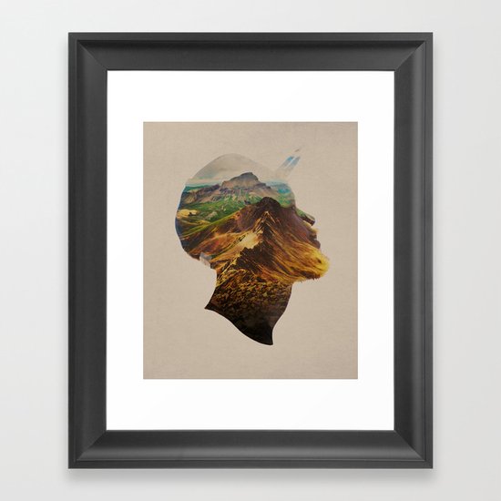 Get Away Framed Art Print