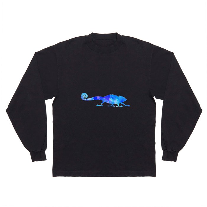 Abstract Chameleon Reptile Long Sleeve T Shirt