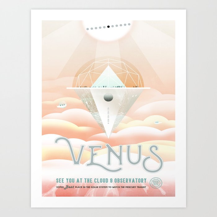 Vintage poster - Venus Art Print
