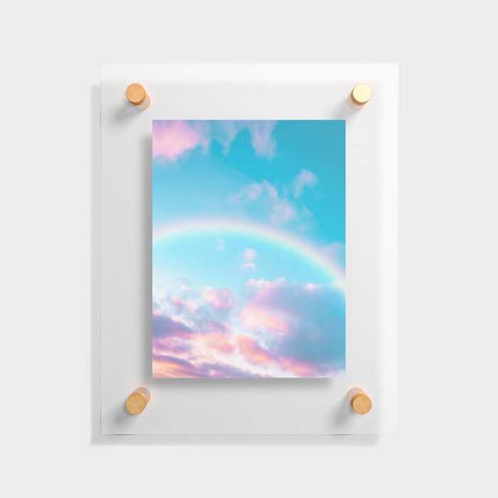 Candy Clouds - California Storm Floating Acrylic Print