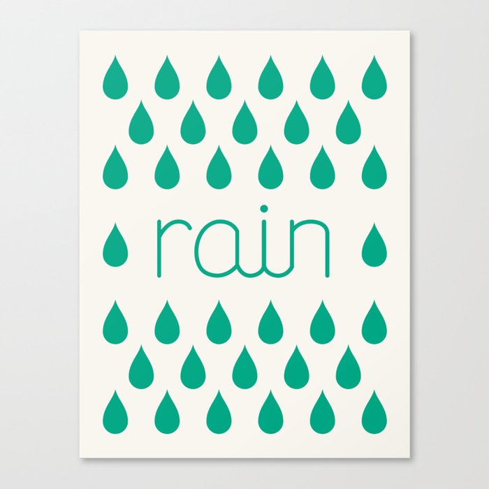 Rain Canvas Print