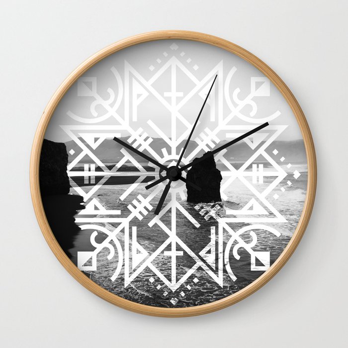 Rune of Protection Wall Clock