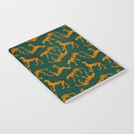 Tigers (Dark Green and Marigold) Notebook