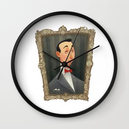 Pee Wee Herman Wall Clock