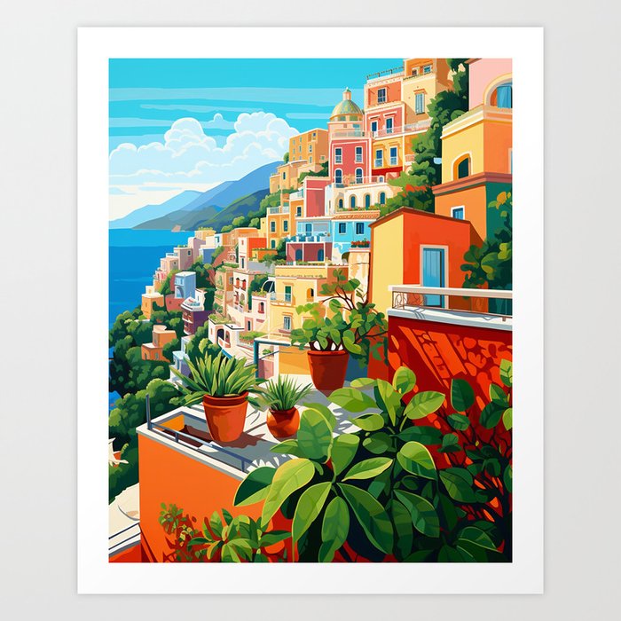 Positano, Italy #1 Art Print