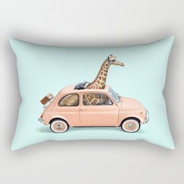 GIRAFFE CAR Rectangular Pillow