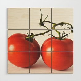 Tomato Vegetable Photo Wood Wall Art