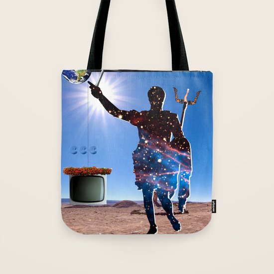 Space Man Tote Bag