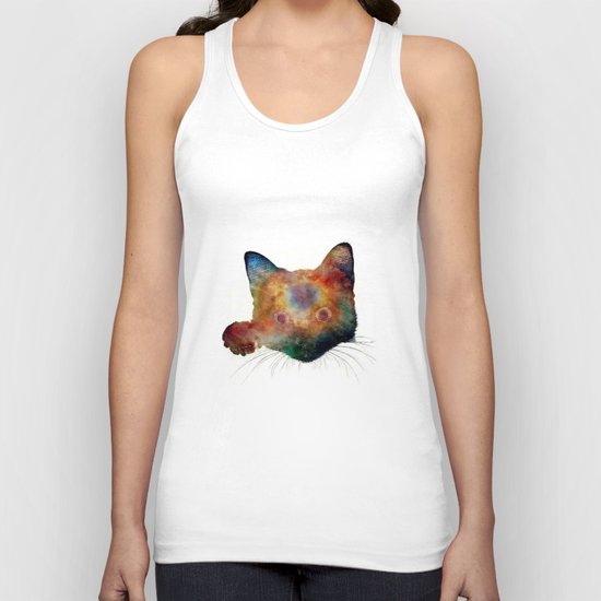 Nebula Cat Unisex Tank Top