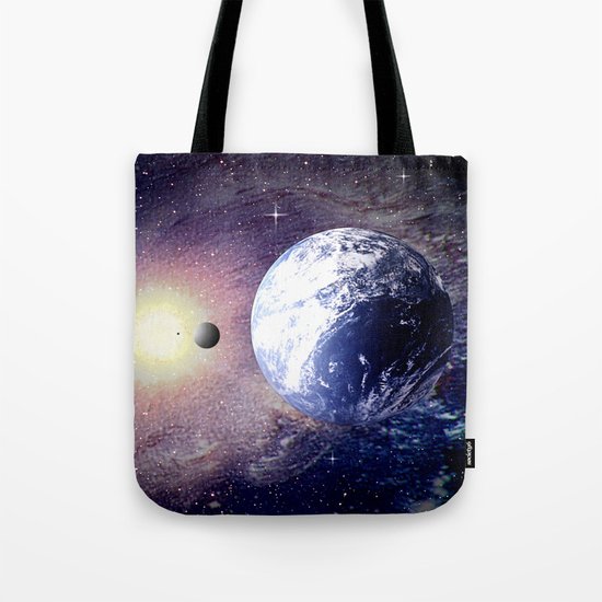 Space and Earth. Tote Bag