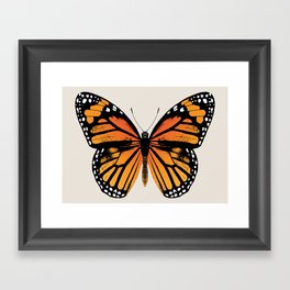 Monarch Butterfly | Vintage Butterfly | Framed Art Print