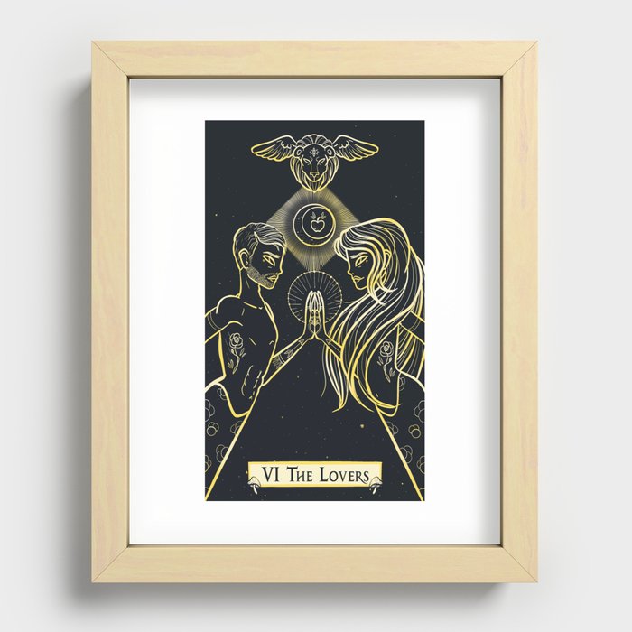 VI The Lovers Recessed Framed Print