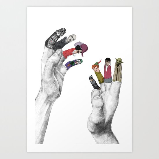 Us and Them Art Print