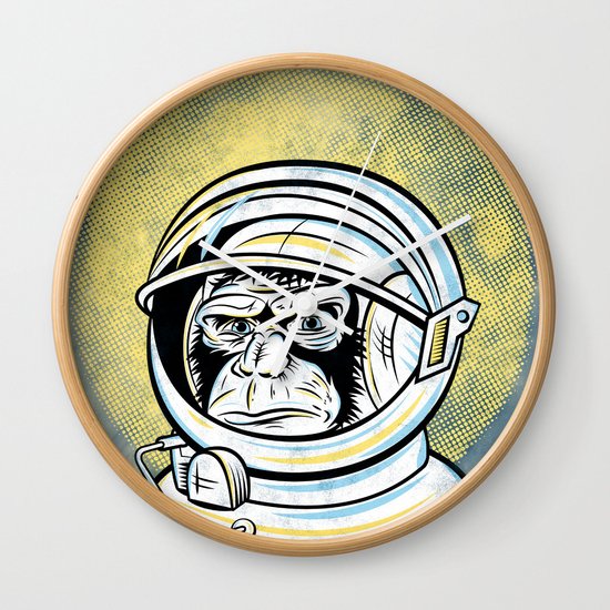 Space Ape Wall Clock