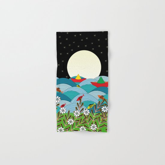 beautiful night Hand & Bath Towel