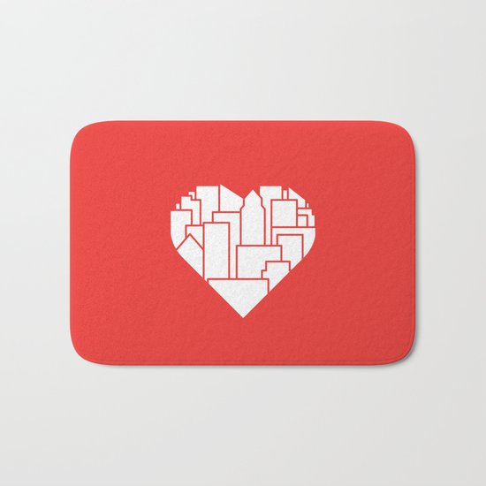 Heart of the City Redux Bath Mat