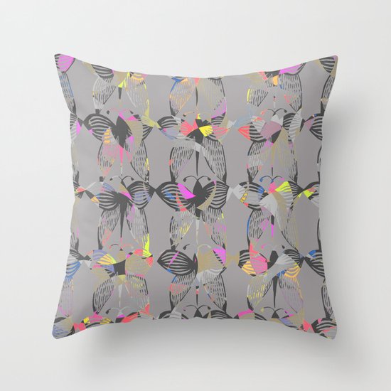 Butterflies Throw Pillow