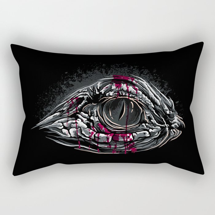 Beast Monster Eye Scary Graphic Rectangular Pillow