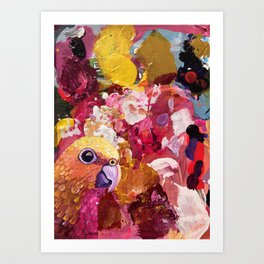 The Birds + Colors are Springing Art Print