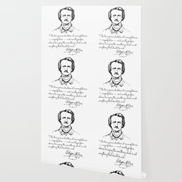 Edgar Allan Poe Wallpaper For Any Decor Style Society6 Today is edgar allan poe's 207th birthday! society6