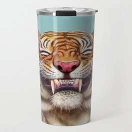 Smiling Tiger Travel Mug