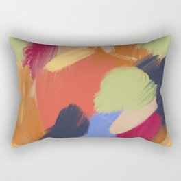 Colourful Strokes Rectangular Pillow