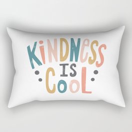 Kindness Is Cool - Boho Girl Rectangular Pillow