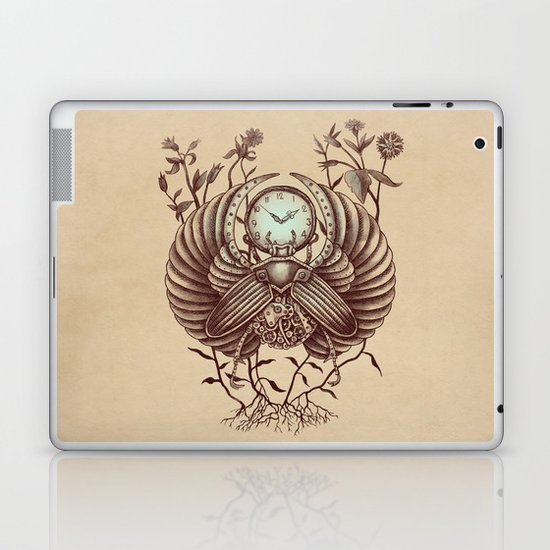 Time Flies Laptop & iPad Skin
