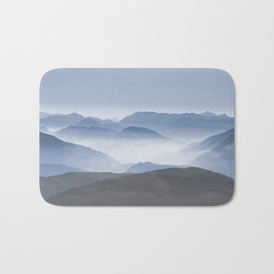 Blue Mountains in Dust Bath Mat
