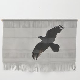 Raven Corvid Bird Northwest Mist Fog Forest Beach Landscape Oregon Wall Hanging