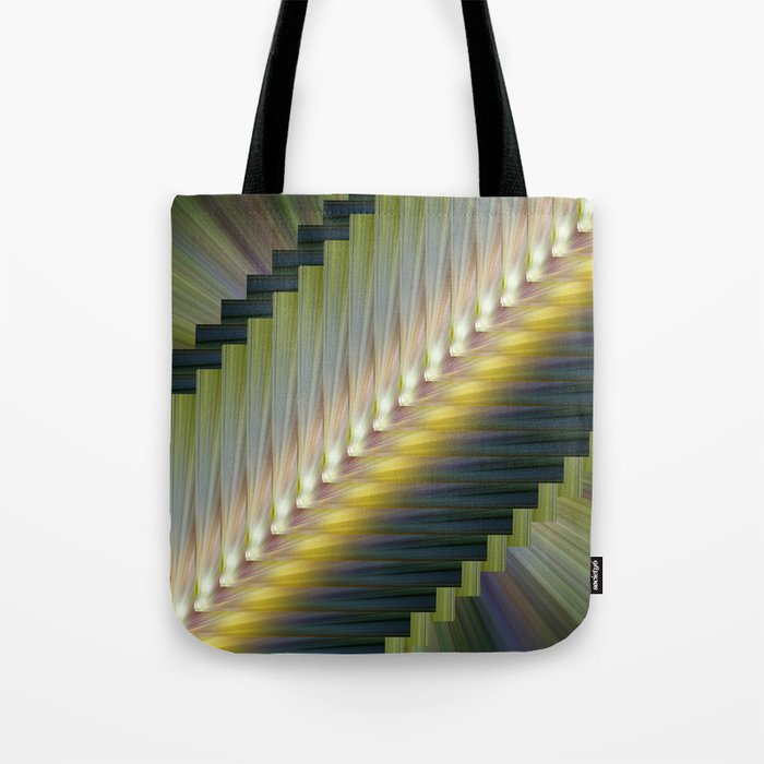 Feathered on the Diagonal Tote Bag