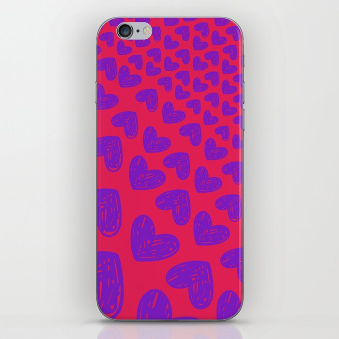 Purple Love iPhone Skin