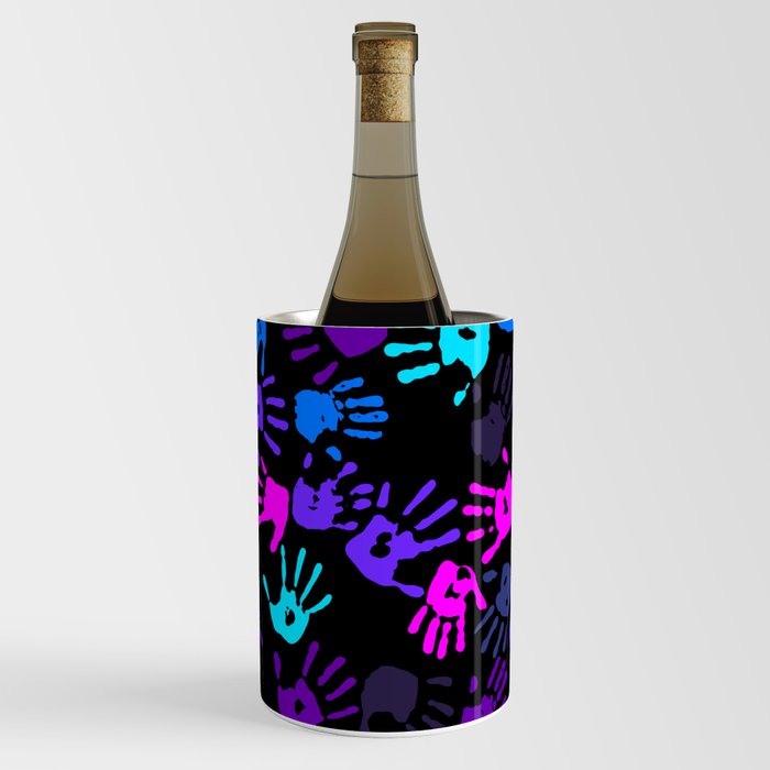 Neon touch prints Wine Chiller